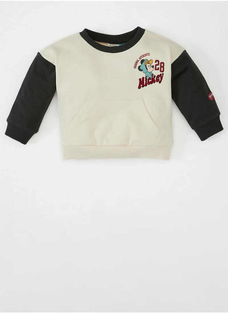 ديفاكتو Disney Mickey & Minnie Crew Neck Sweatshirt