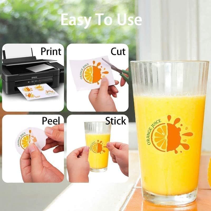 BPA 16 Sheets Printable Vinyl Sticker Paper - Image 3