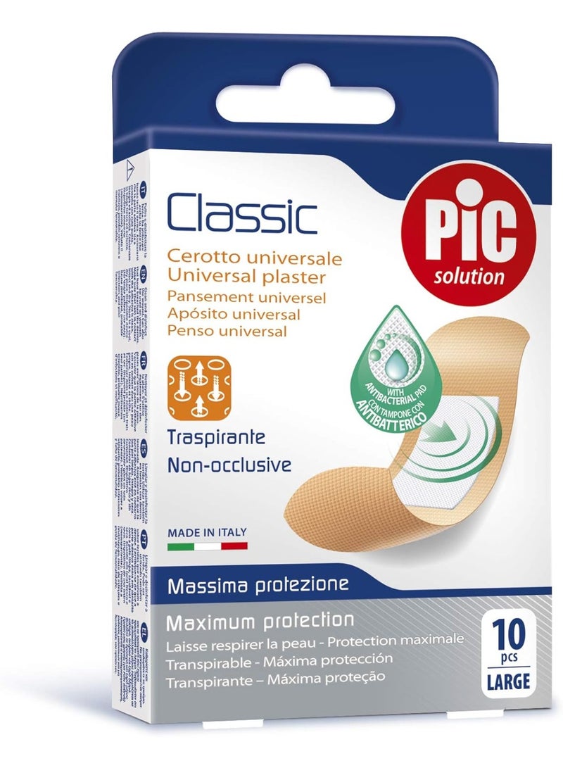 Classic Universal Plaster Large 10 pcs Waterproof