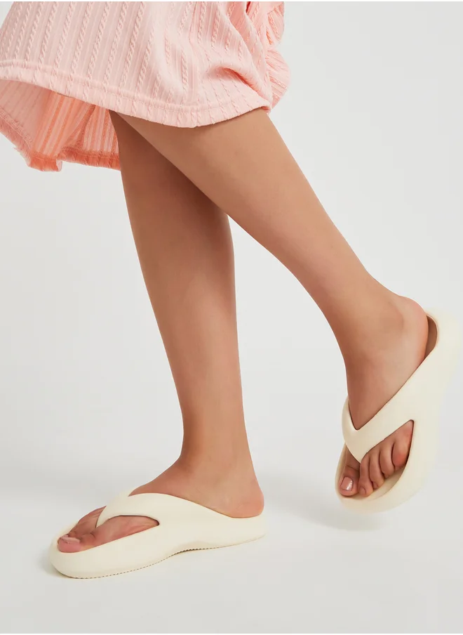 Styli Chunky Sole Flip Flops