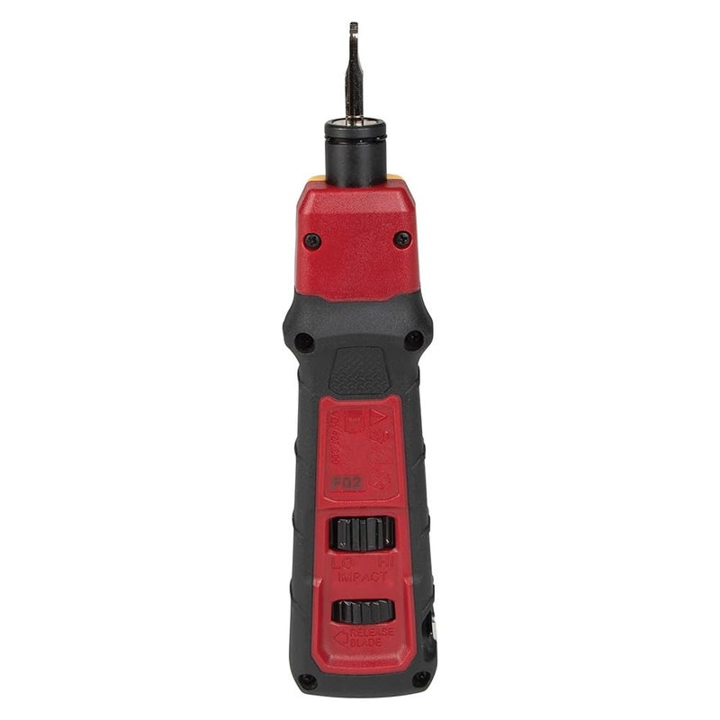 Klein Tools VDV427-300 Impact Punchdown Tool with 66/110 Blade, Reliable CAT Cable Connections, Adjustable Force, Includes Pick and Spudger - Image 3