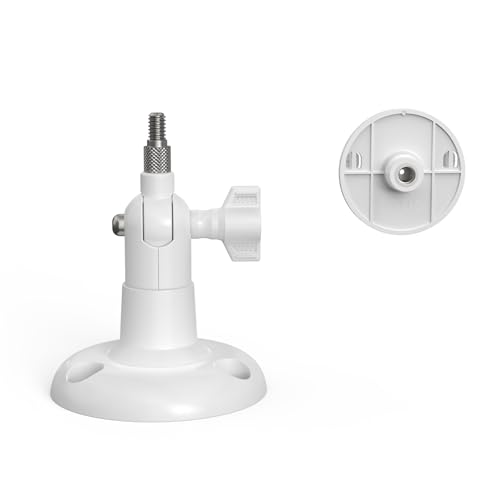 VOMENC Adjustable Wall Mount Compatible with eufy Security Indoor Cam c210 and eufy Indoor Cam C220/eufy Indoor Cam E30 Cameras（White） - Image 2