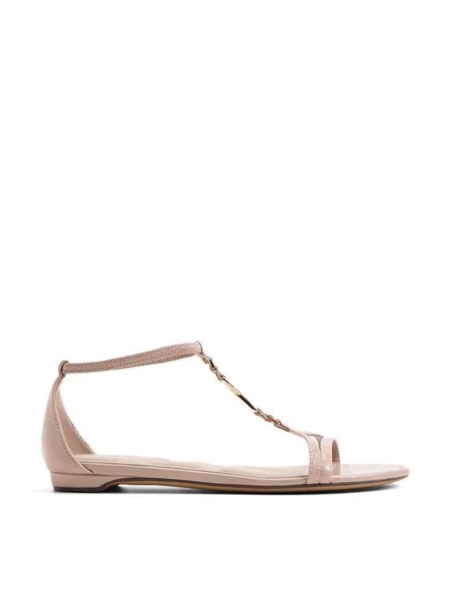 Bellveor Ladies Beige Flat Sandals