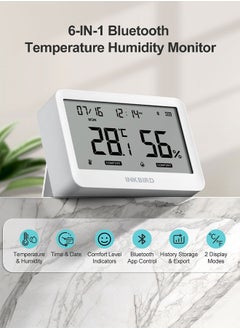 INKBIRD INKBIRD Bluetooth Smart Thermo-Hygrometer ITH-21-B, 6-in-1 Indoor Temperature and Humidity Monitor with APP Control, Custom Comfort Levels, 2 Years History Export  - Image 2