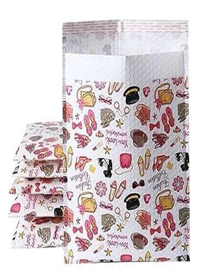 NISHIV Bubble Padded Courier Bags Bubble Padded Mailers Envelopes Lined Wrap Bags for Packaging & Shipping Business Supplies (PRINT (Pack Of_25)) - Image 1