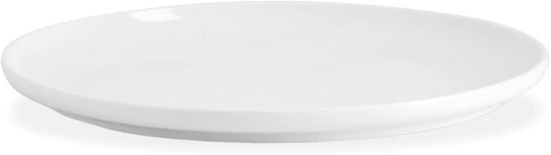 Kanwone Porcelain Dinner Plate  10 Inch White Microwave and Dishwasher Safe Plate - Image 1