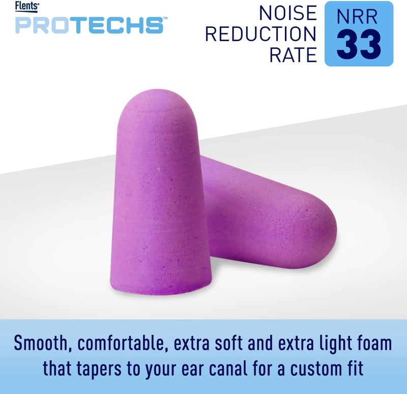 Flents Quiet Time Ear Plugs/Earplugs | 10 Pair | Case Included | NRR 33 | Made in The USA - Image 5
