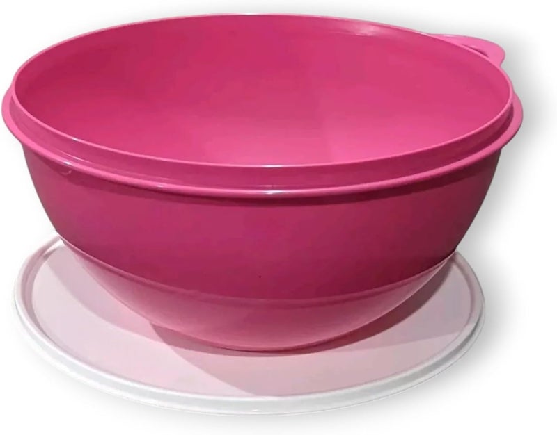 Tupperware Thatsa Bowl Mixing Bowl 32 Cups 78L Hot Pink with White Seal - Image 2