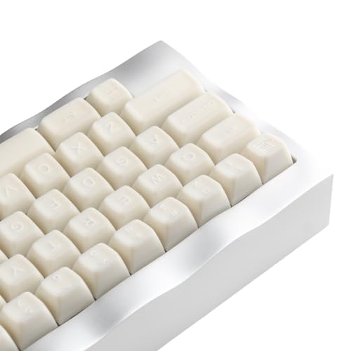 REDQIN ULTRAEQUIP White Jade Keycaps, 160 Keys Double Shot PBT Keycaps RSA Profile, Translucent Shine Through, Custom Set with Split 7U Spacebar for Alice ISO ANSI 60, 75, 80, 95, 100% Mechanical Keyboard - Image 1