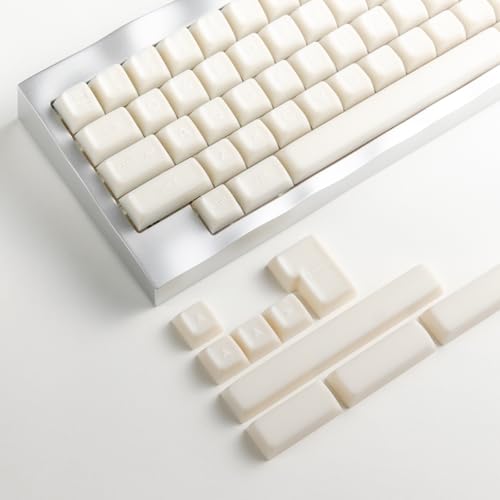 REDQIN ULTRAEQUIP White Jade Keycaps, 160 Keys Double Shot PBT Keycaps RSA Profile, Translucent Shine Through, Custom Set with Split 7U Spacebar for Alice ISO ANSI 60, 75, 80, 95, 100% Mechanical Keyboard - Image 5
