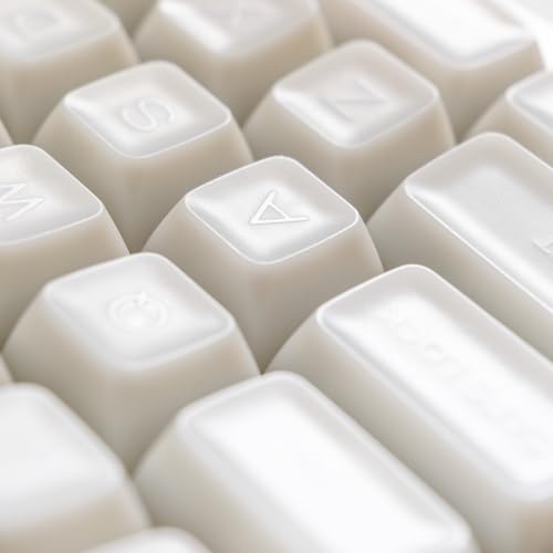 REDQIN ULTRAEQUIP White Jade Keycaps, 160 Keys Double Shot PBT Keycaps RSA Profile, Translucent Shine Through, Custom Set with Split 7U Spacebar for Alice ISO ANSI 60, 75, 80, 95, 100% Mechanical Keyboard - Image 4