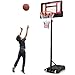 Giantex Basketball Hoop Outdoor Indoor 43 FT82 FT Height Adjustable Basketball Goal Court System wFillable Base Backboard 2 Wheels Portable Basketball Hoop for Kids Backyard Driveway - Image 3