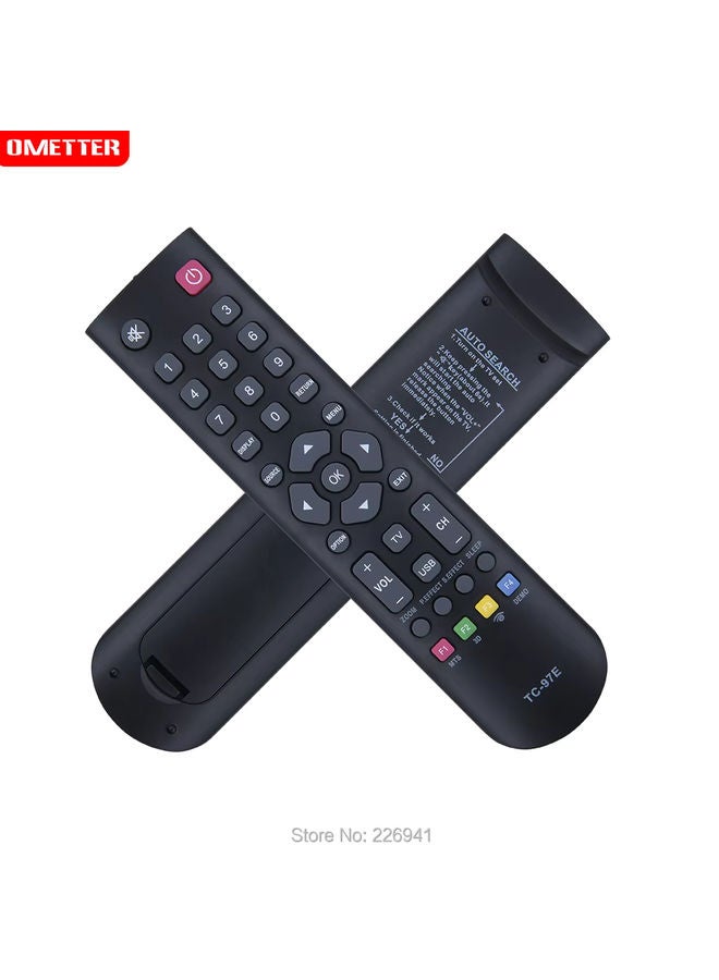 OMETTER جهاز التحكم عن بعد TC-97E لاستخدامه مع تلفاز TCL LED LCD 06-520W37-B000X RC3000E01 RC3000E02 08-RC3000E-RM201AA جهاز التحكم عن بعد ERISSON - Image 2