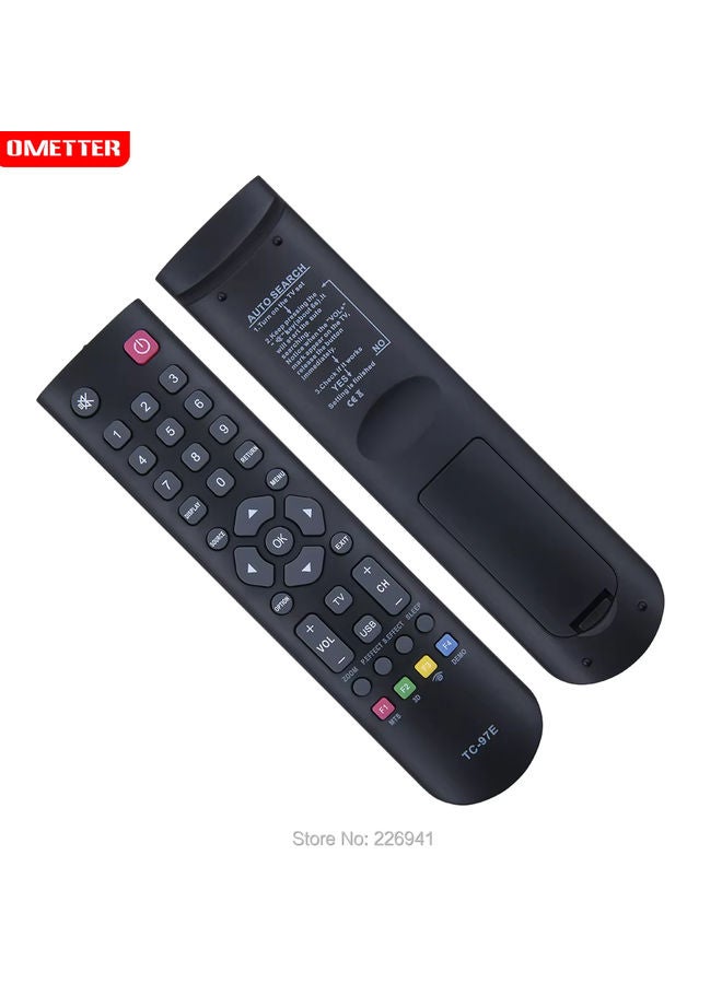 OMETTER جهاز التحكم عن بعد TC-97E لاستخدامه مع تلفاز TCL LED LCD 06-520W37-B000X RC3000E01 RC3000E02 08-RC3000E-RM201AA جهاز التحكم عن بعد ERISSON - Image 4