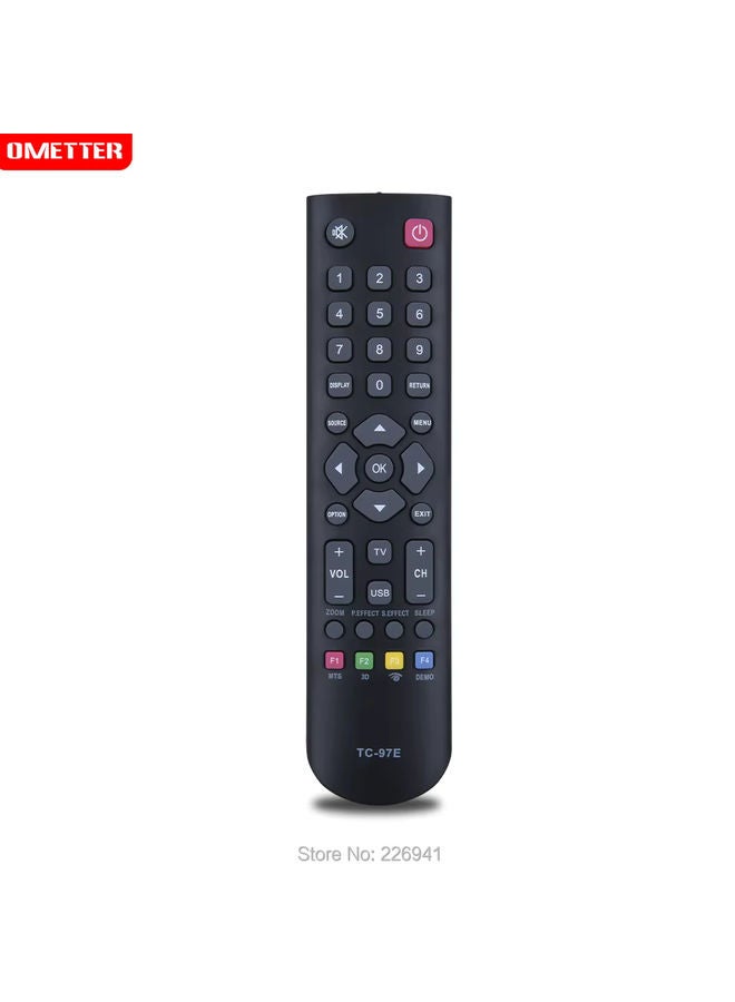 OMETTER جهاز التحكم عن بعد TC-97E لاستخدامه مع تلفاز TCL LED LCD 06-520W37-B000X RC3000E01 RC3000E02 08-RC3000E-RM201AA جهاز التحكم عن بعد ERISSON - Image 3