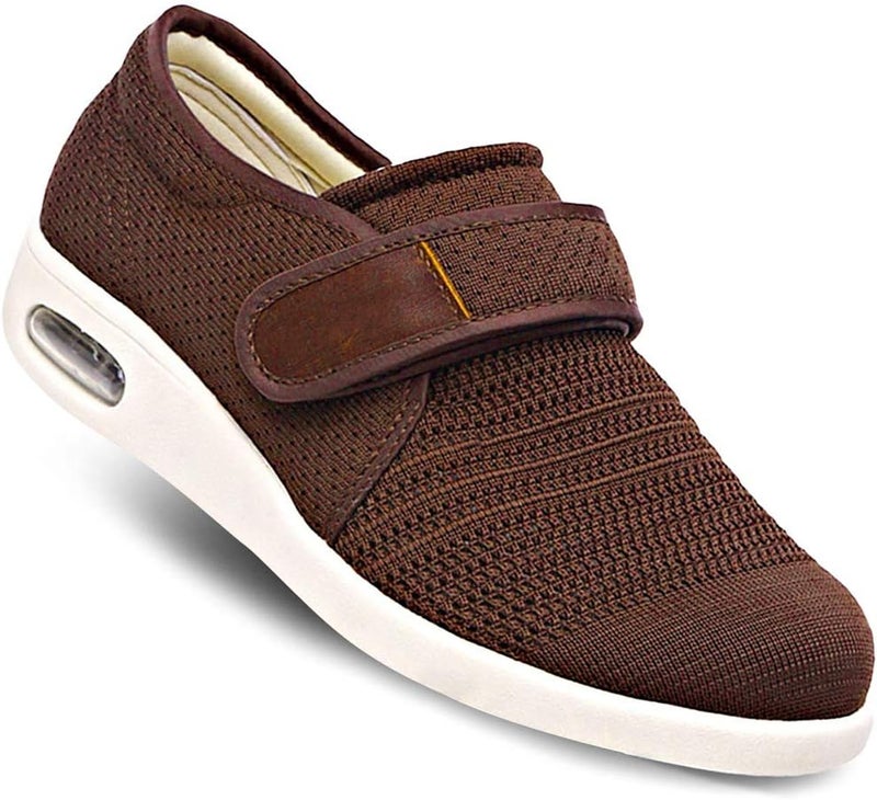 MEJORMEN Men's Edema Diabetic Shoes Adjustable Wide Width Outdoor Walking Sneakers Orthopedic Lightweight Comfy Casual Slippers for Elderly Swollen Feet Arthritis - Image 1