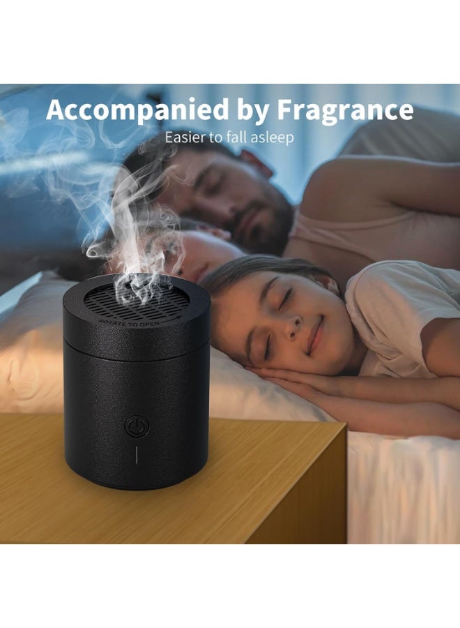 إلترازون Rotating Flip Electric Incense Burner | Portable Smart Bakhoor & Aromatherapy Machine | USB Rechargeable Electric Mabkhara with Charcoal Fragrance Function | Compact, Stylish & Easy to Use - Image 5