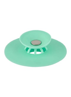 Generic Silicone Round Basin And Tub Plug - Green 