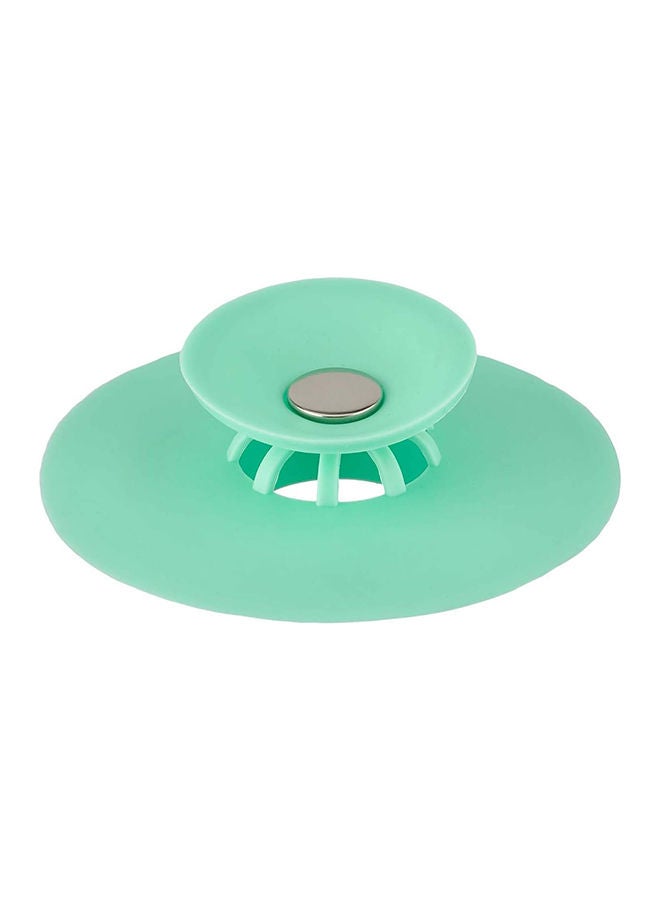 Silicone Round Basin And Tub Plug - Green 