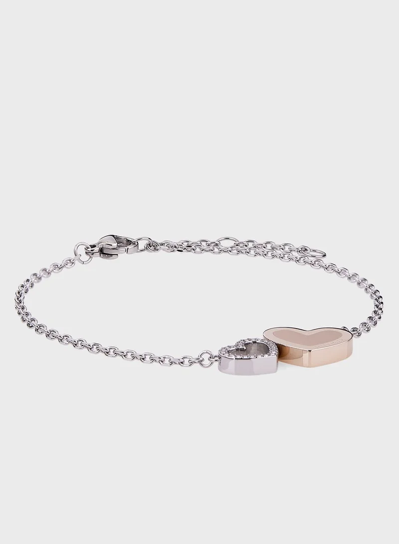 TOMMY HILFIGER Enamel Hearts Bracelet