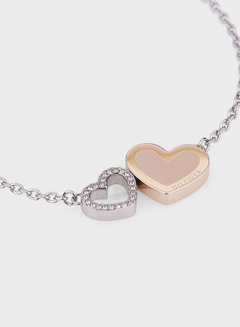 TOMMY HILFIGER Enamel Hearts Bracelet