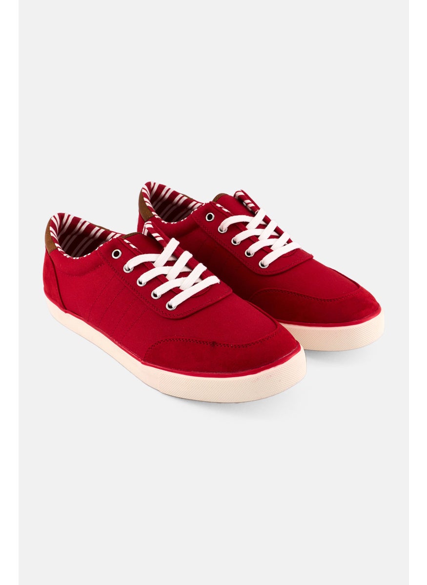 Club Room - Men Cameron Lace Up Casual Shoes, Red - Image 1
