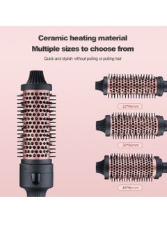 Generic Thermal Brush for Blowout Look, 1.5 Inch Ionic Thermal Round Brush Makes Hair Smoother Get Natural Curls, Dual Voltage, Easy to Use, 30S Fast Heating  - Image 3