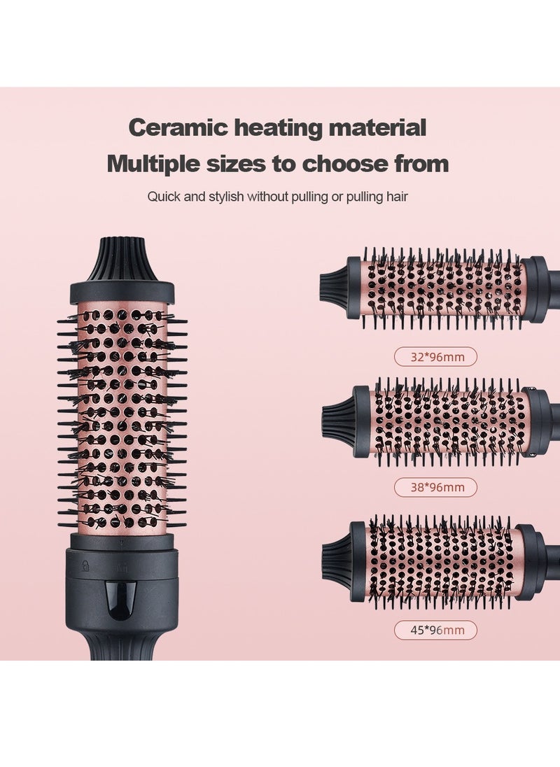 Generic - Thermal Brush for Blowout Look, 1.5 Inch Ionic Thermal Round Brush Makes Hair Smoother Get Natural Curls, Dual Voltage, Easy to Use, 30S Fast Heating - Image 1