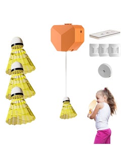 CMGTYYD Badminton Training Rebound Device Selfs Study Badminton Trainer Single-Player Badminton Rebound Trainer Portable Badminton Practice Equipment With Remote Control  - Image 1