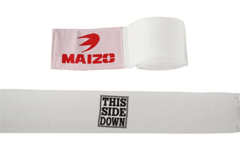 Maizo Stretchable Support Hand wrap, Workout/Boxing & Punching Great for MMA, Muay Thai, Martial Arts, Wrist Support for Adults (108, White) - Image 5