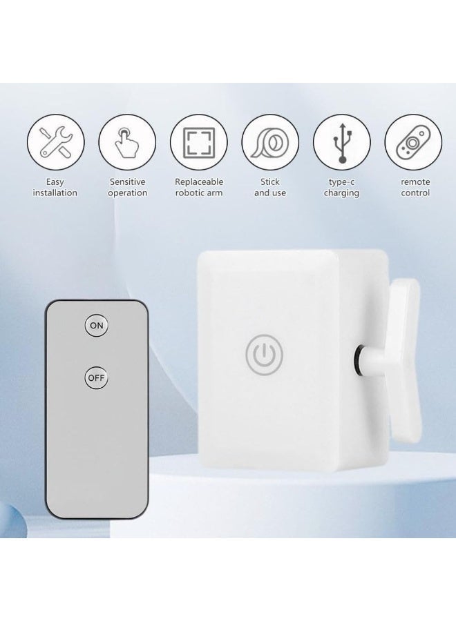 OSHIMA WiFi Smart Light Switch, Remote Control, Wall Light Switch, White, Push Button Actuator, Easy Installation, No Neutral Wire Required - Image 2