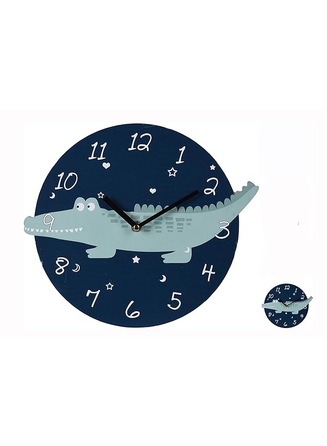 كوبمان ساعة حائط بتصميم حيواني متعدد الألوان K8719987053818 كروكس - Image 3