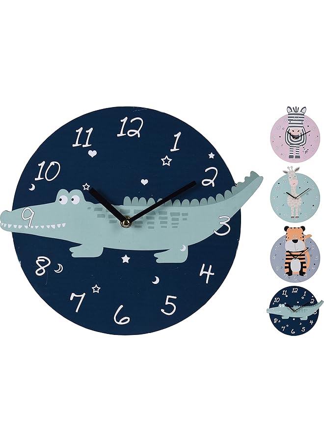 كوبمان ساعة حائط بتصميم حيواني متعدد الألوان K8719987053818 كروكس - Image 1