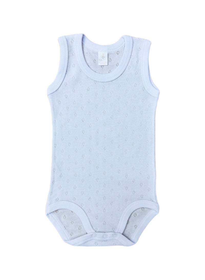 City Rose - 4-Pieces Bodysuit barbtoz Perforated Boys Underwear Cotton 100% White - Image 1