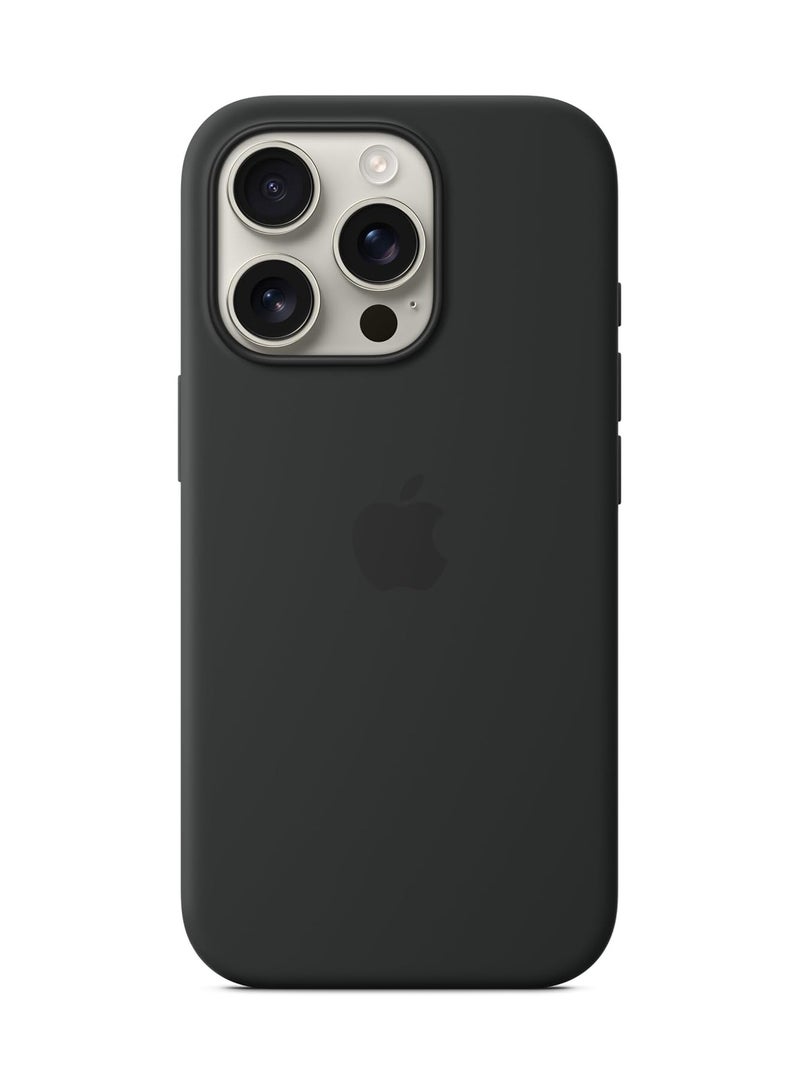 iPhone 16 Pro Silicone Case black,  Shockproof Thin Cover, Resists  Scratches,  Phone Case for iPhone 16 Pro Silicone Case Black  - Image 2