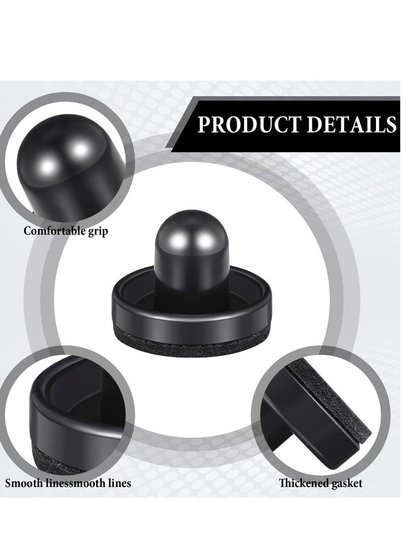 Excefore Rubber Letter Image Stamp Pressure Tool, 4Pcs Press Stamping Brush, Punch Perfect for Imprinting, Embossing Card Making Seal Stamp(Black) - Image 2