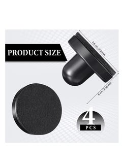 Excefore Rubber Letter Image Stamp Pressure Tool, 4Pcs Press Stamping Brush, Punch Perfect for Imprinting, Embossing Card Making Seal Stamp(Black)  - Image 3