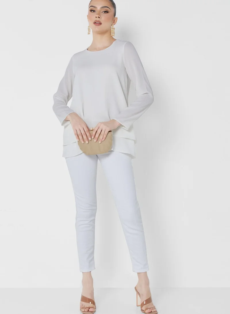 Desert Cove Layered Detail Top