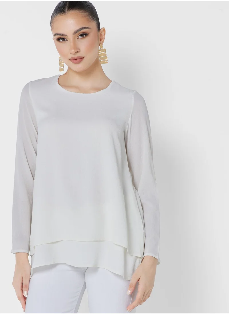 Desert Cove Layered Detail Top