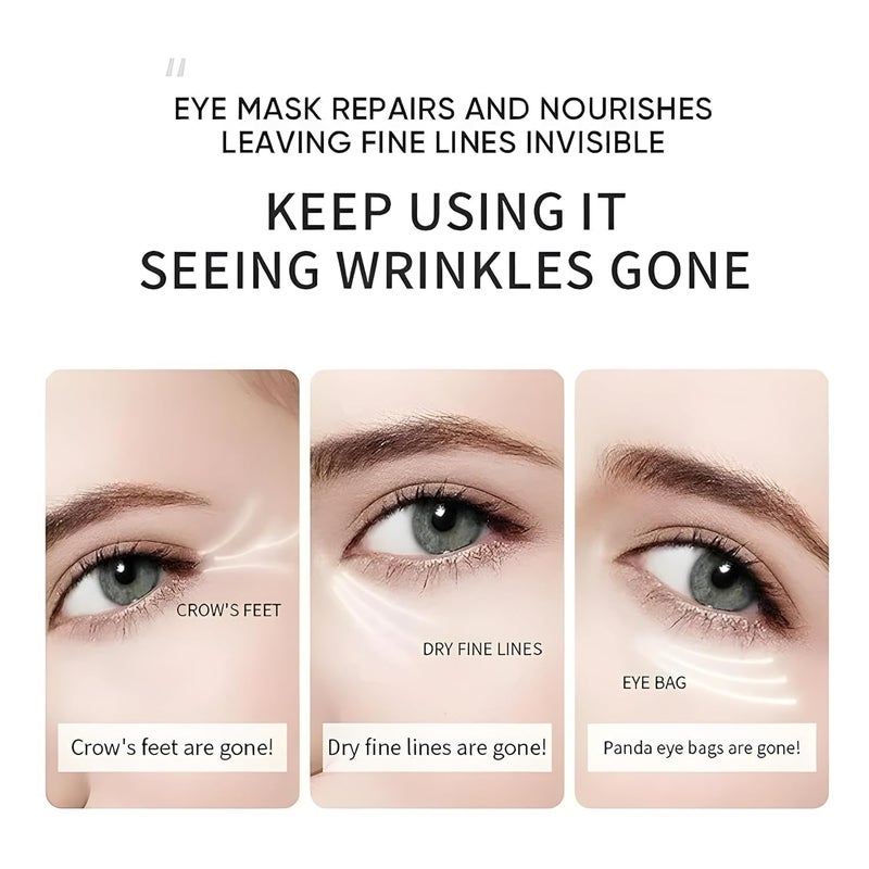 Seyrolin Under Eyes Patches for Dark Circles with 24k Gold Hydrogel Patch Mask Treatment Products for DryEyes Relief Reducing Puffiness Wrinkles Leaving You With Youthful Vitality - Image 5