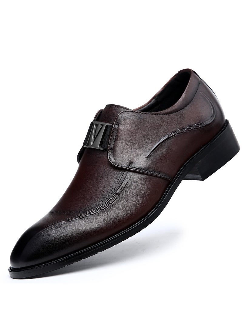 KUYING - New Men's Business Leather Shoes - Image 1