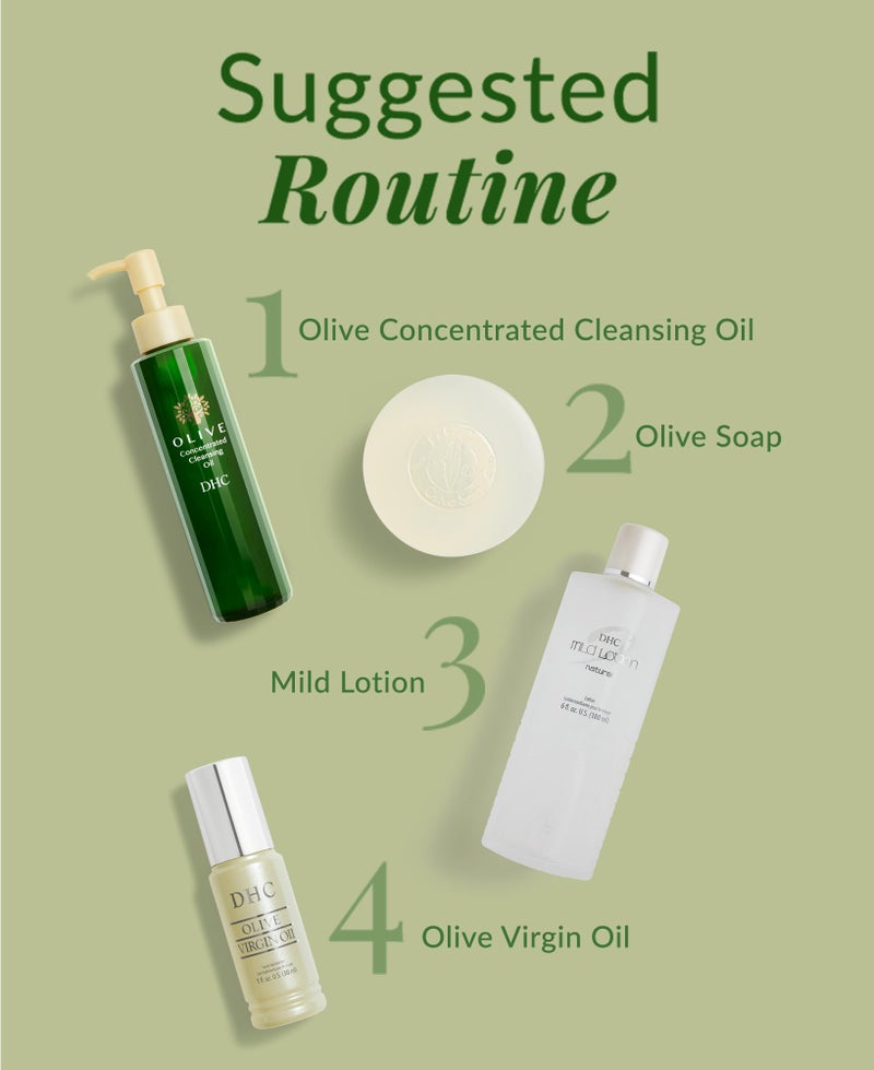 DHC Olive Concentrated Cleansing Oil, Hydrating Facial Cleansing Oil, Makeup Remover, Residue-Free, Dry Skin, Fragrance and Colorant Free, 5 fl. oz. - Image 5