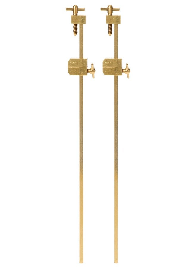 KAKURI Bar Clamps for Woodworking 8-1/4" HATAGANE Japanese Wood Clamps, Metal Parallel Clamps Tool Set 2 Pcs, Brass Gold, Made in JAPAN - Image 1