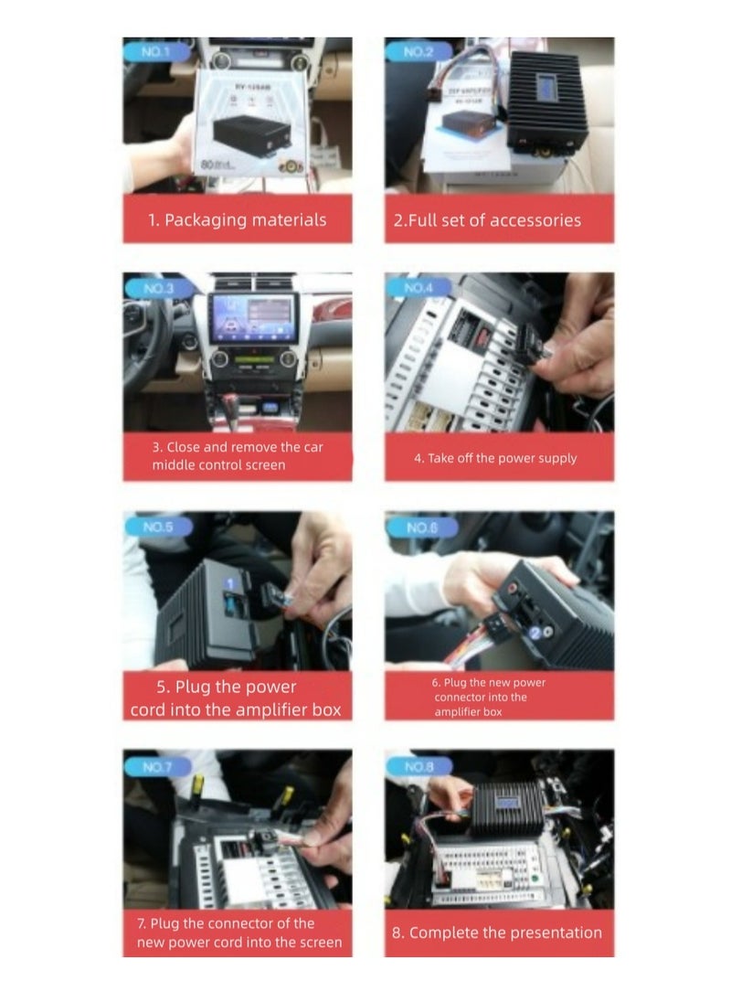Gasin - Convenient Car DSP Amplifier Box   Karaoke Set Sound Processor - Image 1