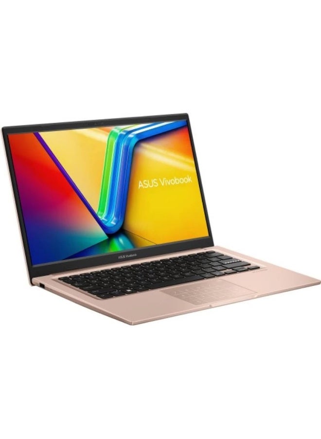 ASUS Laptop with Intel Core i3, 14-Inch Display, 8GB RAM, Vivobook 14, Terra Cotta, 512GB SSD, No OS, Backlit Keyboard, Intel UHD Graphics English Terra Cotta - Image 1