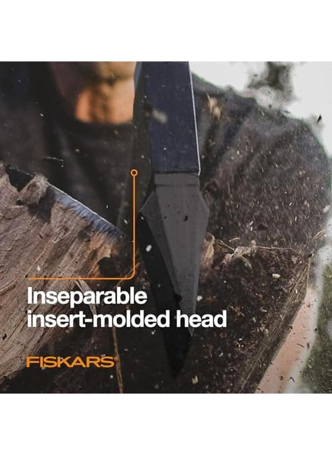 Fiskars X27 Super Splitting Axe Wood Splitter For Medium To Large Size Logs With 36" Shock Absorbing Handle Black  - Image 3