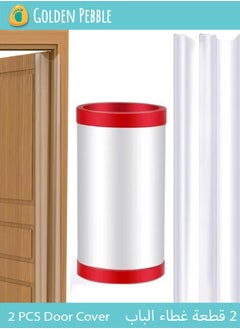 bbet Finger Pinch Door Guard Plastic Door Protector, 2 Pack Door Cover Door Jam Shield Door Hinge Cover for Kids Baby Proofing Child Safety 90 and 180 Degree Door Frames Gates  - Image 1