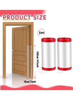 bbet Finger Pinch Door Guard Plastic Door Protector, 2 Pack Door Cover Door Jam Shield Door Hinge Cover for Kids Baby Proofing Child Safety 90 and 180 Degree Door Frames Gates  - Image 4
