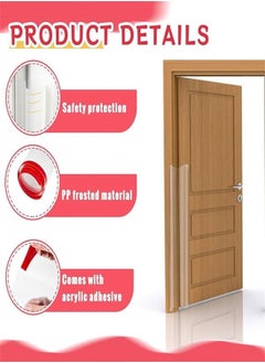 bbet Finger Pinch Door Guard Plastic Door Protector, 2 Pack Door Cover Door Jam Shield Door Hinge Cover for Kids Baby Proofing Child Safety 90 and 180 Degree Door Frames Gates  - Image 5