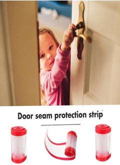 bbet Finger Pinch Door Guard Plastic Door Protector, 2 Pack Door Cover Door Jam Shield Door Hinge Cover for Kids Baby Proofing Child Safety 90 and 180 Degree Door Frames Gates  - Image 3